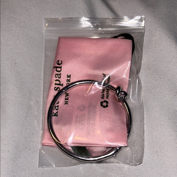Kate Spade Silver Sailers Knot Hinge Brangle - Picture 8 of 8